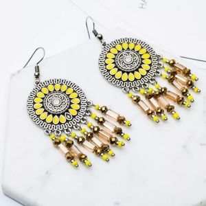 ❤Bohemian vintage Beads statment Earrings ❤